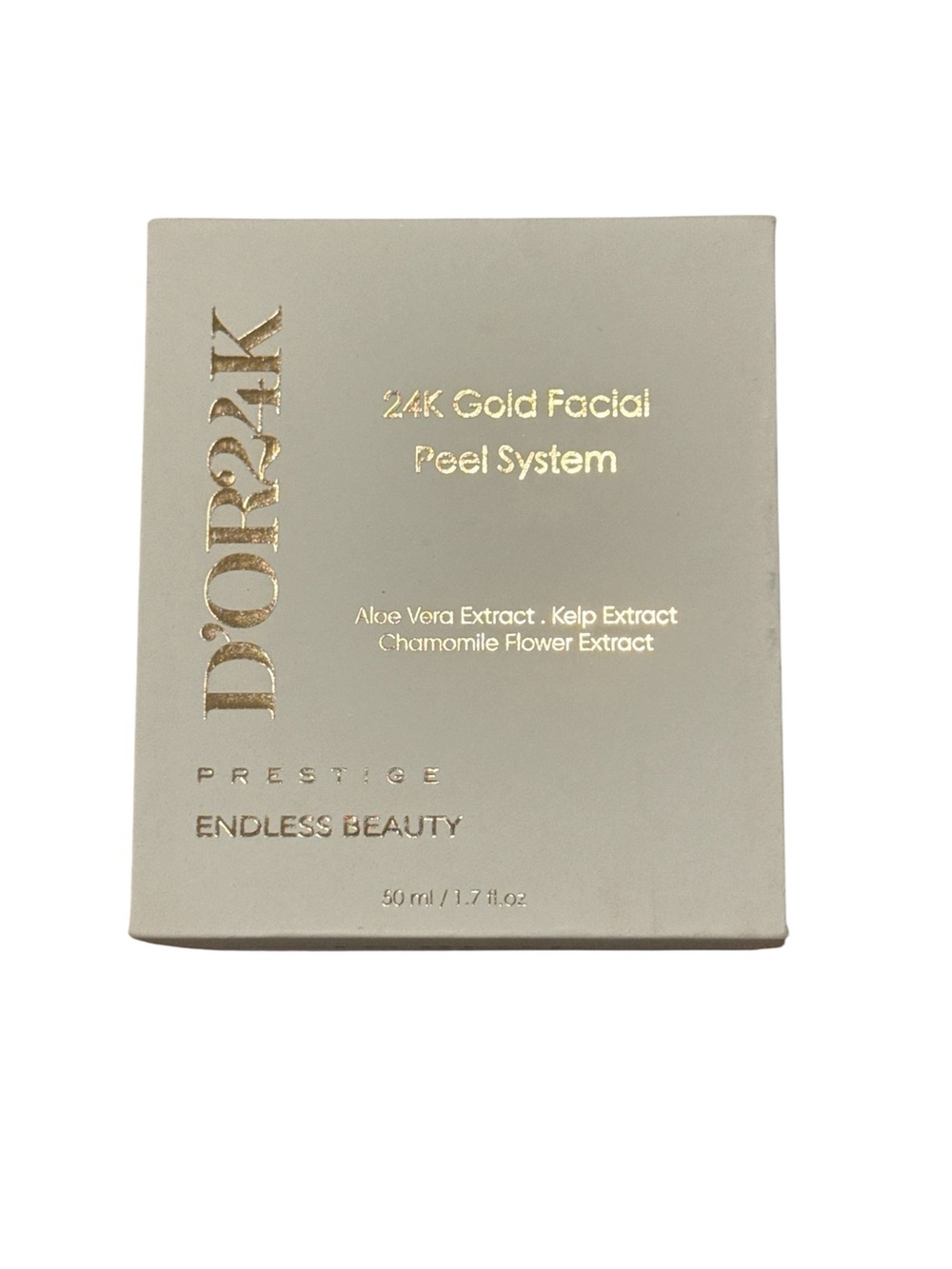 D’OR24K Prestige 24K Gold Facial Peel System 1.7 oz NIB Luxury Skincare